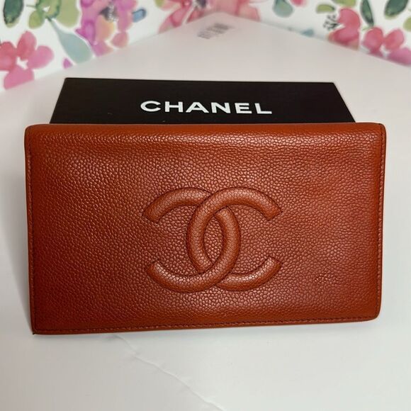 💯Authentic Chanel Caviar Bifold Long Wallet🍀 - Picture 6 of 16